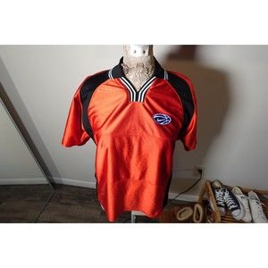 Vintage 90s NIKE Soccer Jersey Black & White, Size: Large